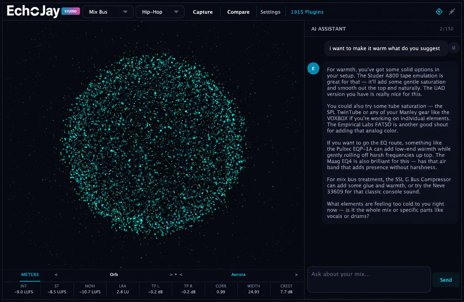 EchoJay visualisation mode